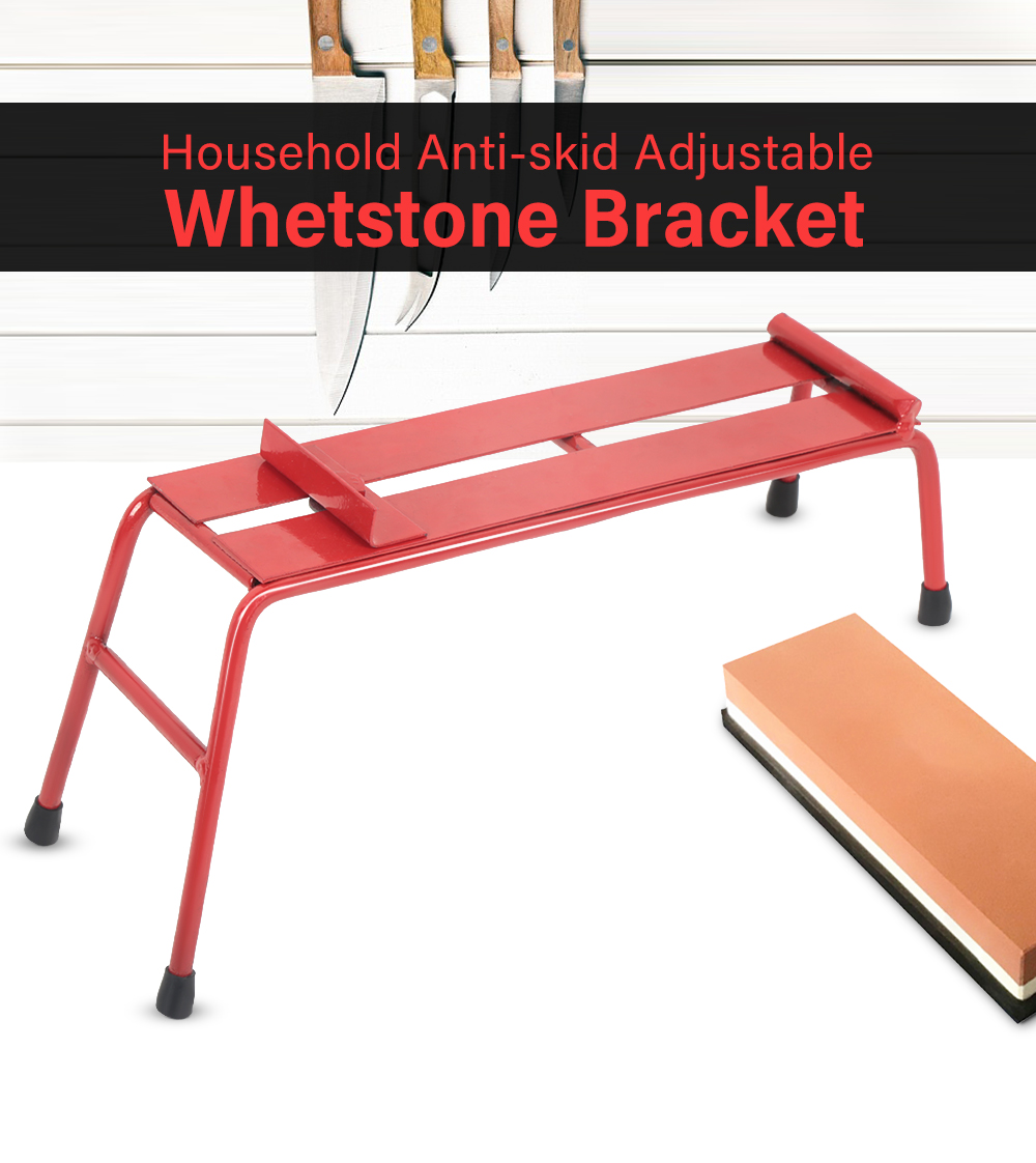 Household Kitchen Anti-skid Adjustable Whetstone Bracket
