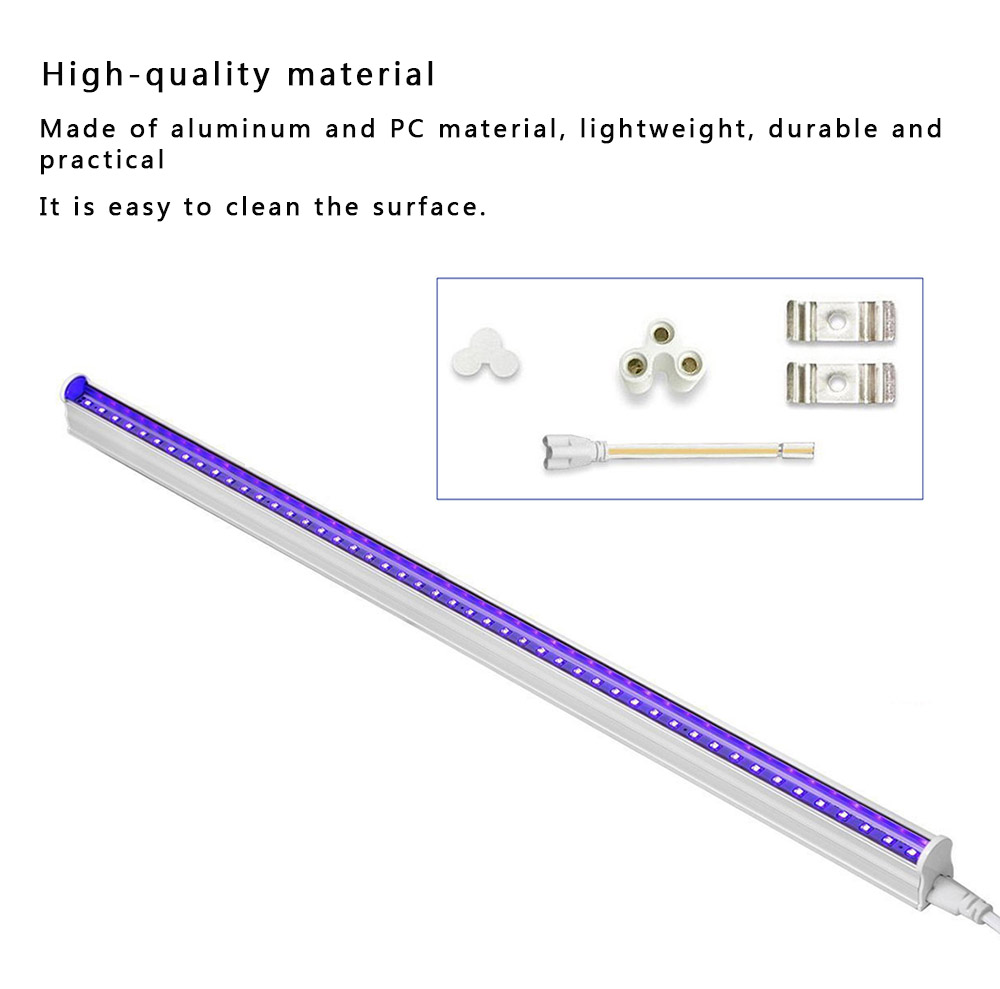 9W LED UV Lamp Tube for Haunted House Party Fluorescent Detection