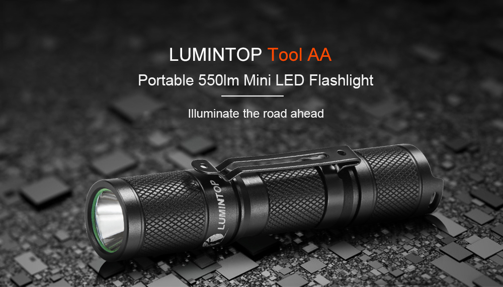 LUMINTOP Tool AA Portable 550lm Mini LED Flashlight