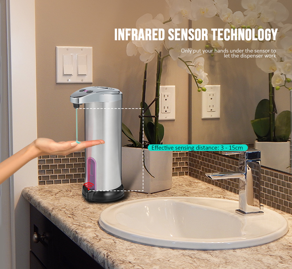 Automatic Soap Dispenser Infrared Sensing Induction for Bathroom