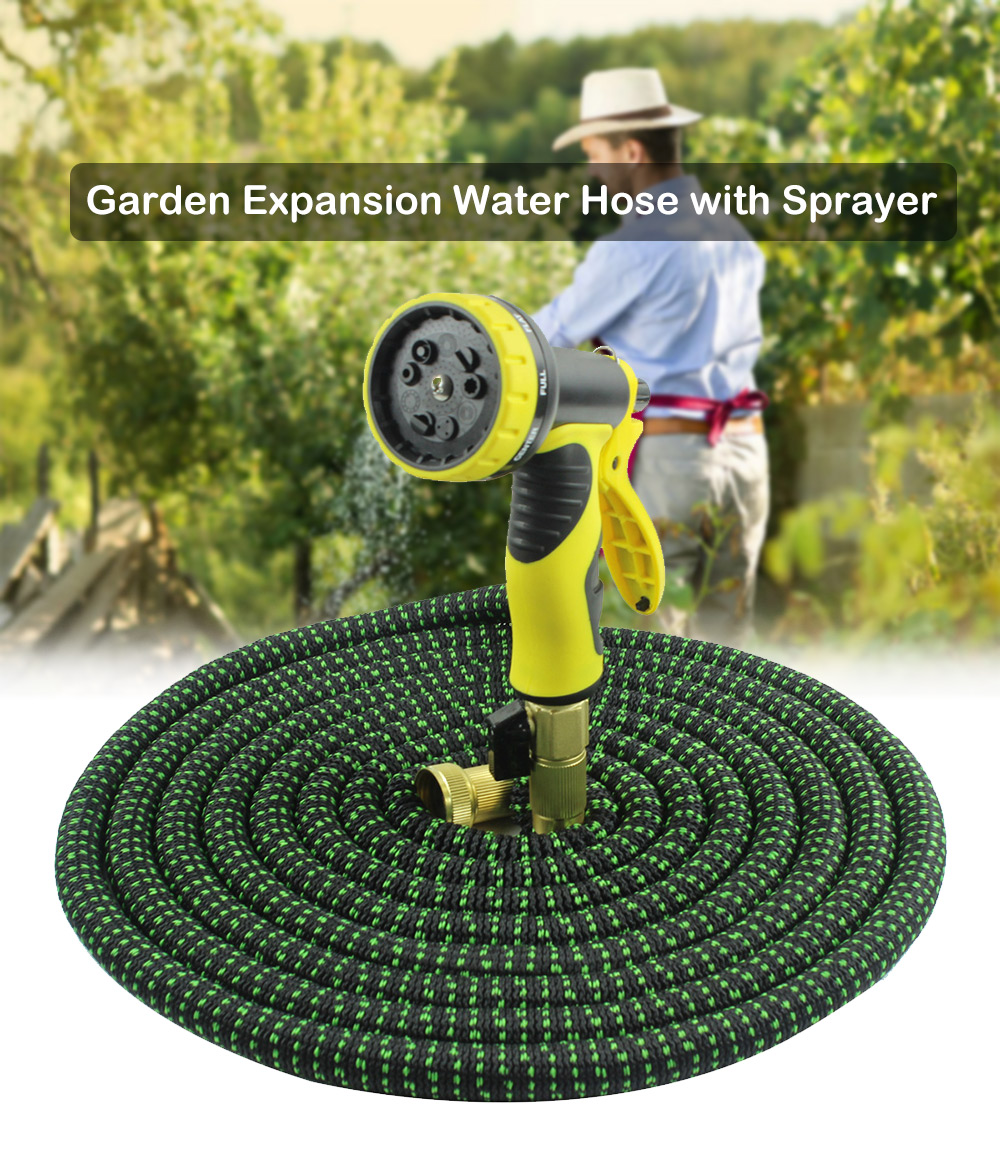 Flexible Garden Expansion Pipe Water Hose with Spray Gun