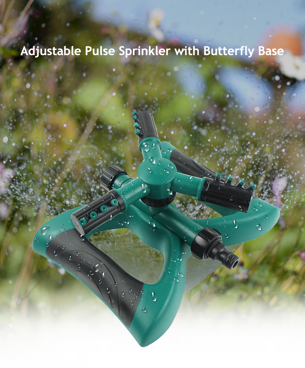 Adjustable Pulse Sprinkler with Butterfly Base