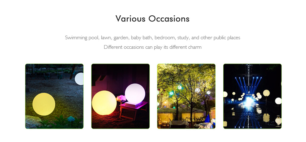 Solar LED Outdoor Waterproof Ball-shaped Light Party Weeding Yard Bar Decor
