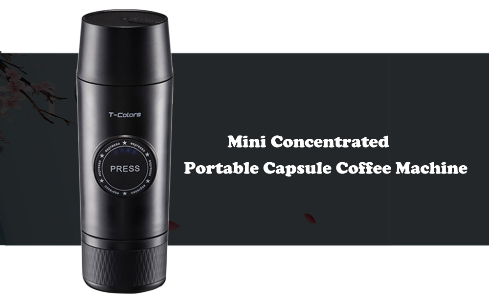 T - Colors CF - 1701BC Charger Mini Concentrated Portable Capsule Coffee Machine