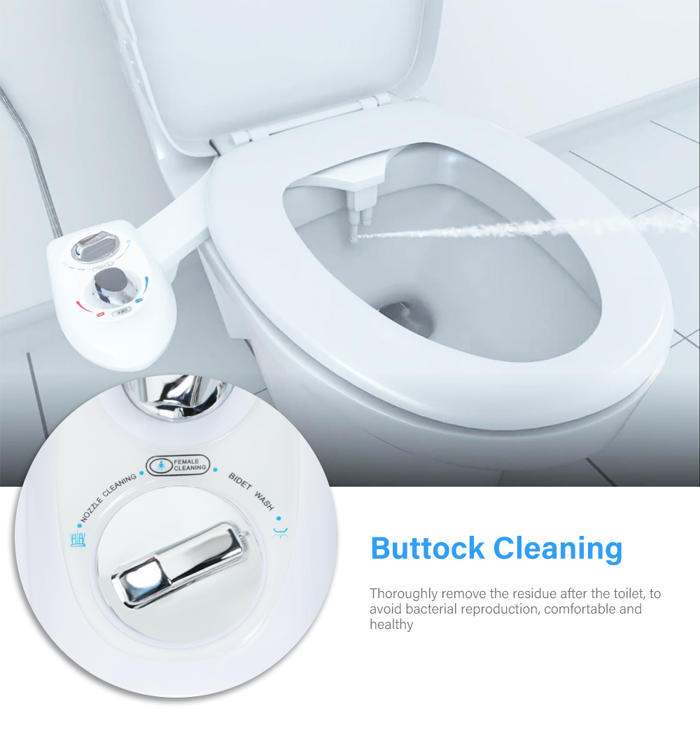 EB8601 Fresh Water Non-electric Mechanical Bidet Toilet Attachment