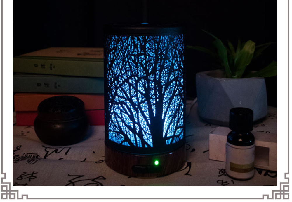 Aromatherapy Diffuser Metal Aroma Essential Oil Humidifier Mist Maker