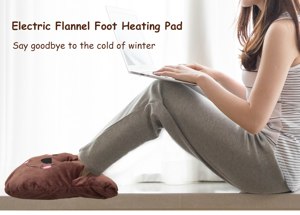 Electric Washable Flannel Foot Hand Body Heating Pad Heater Cushion