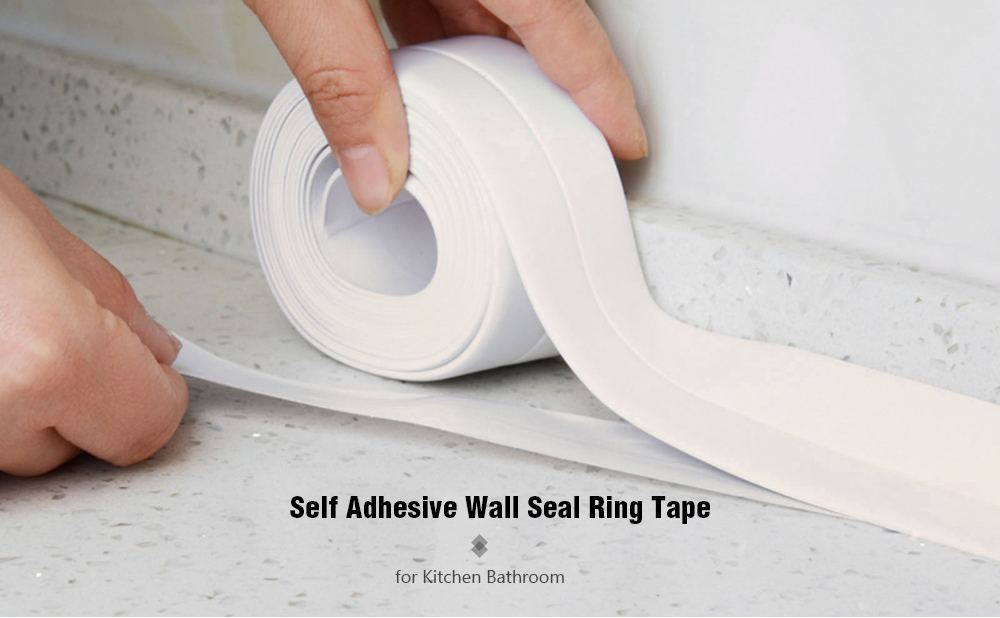 Kitchen Bathroom Self Adhesive Wall Seal Ring Tap Water Resistant Mold Proof