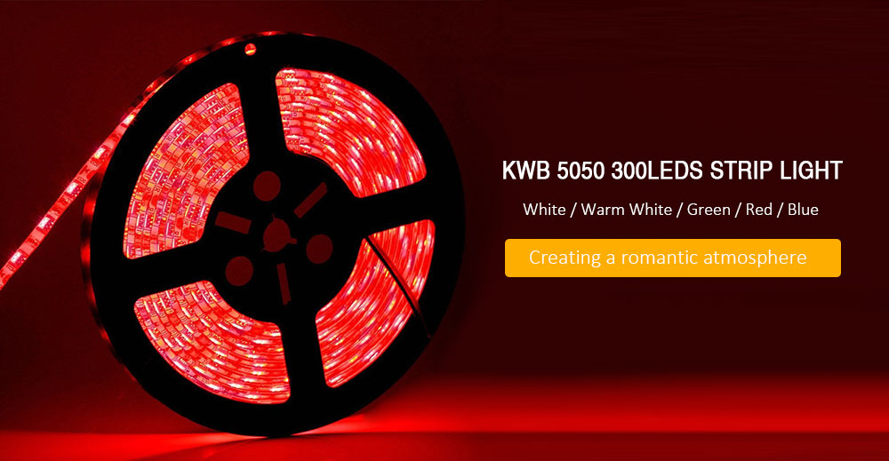 Kwb Led Strip Light 5050 300 - Led White / Warm White / Green / Red / Blue