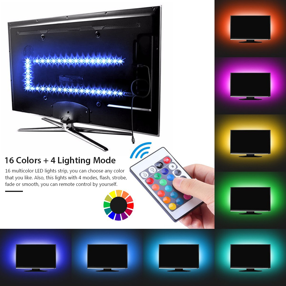 KWB LED TV Backlight Strip Light USB Bias Monitor Lighting