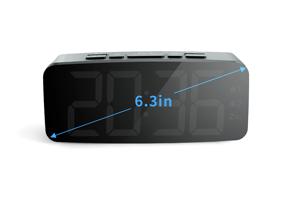 5230 Independent LED Electronic Alarm Clock