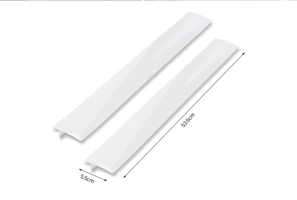 2pcs Kitchen Dryer Washer Anti Fouling Stove Counter Gap Cover Flexible Silicone Seal Filler Strap