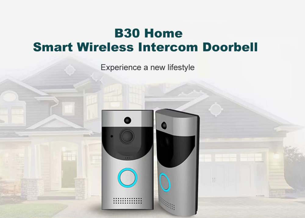 B30 Home Alarm Smart WiFi Video Wireless Intercom Mobile Phone Remote Doorbell