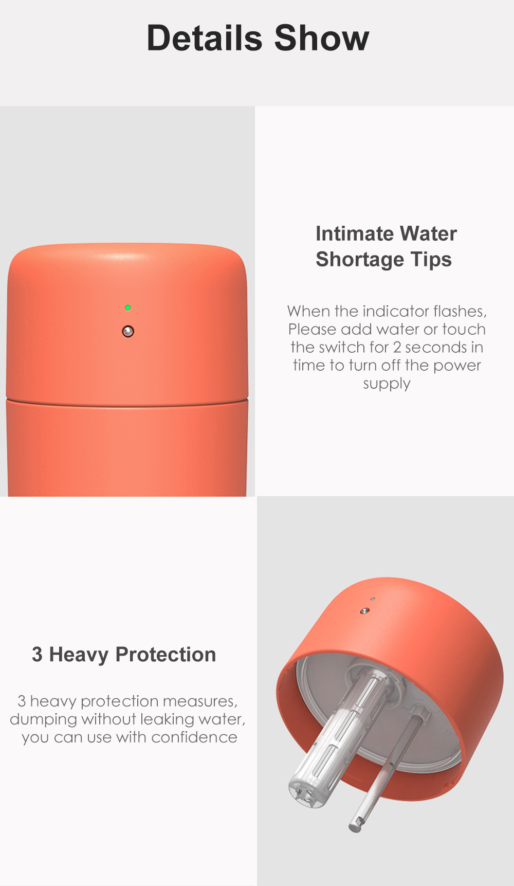 Household USB Desktop Humidifier Silent Air Purifier Essential Oil Diffuser
