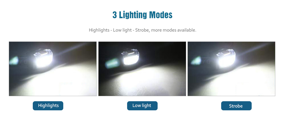 YWXLight COB LED Headlamp Mini Outdoor Camping Headlight