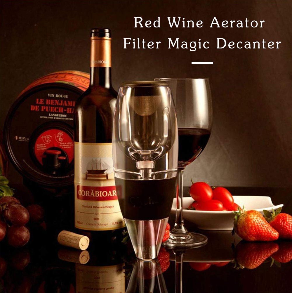 Red Wine Aerator Filter Magic Decanter Essential