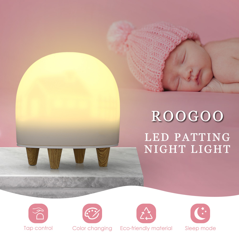 ROOGOO RG - L023 LED Patting Tap Night Light Lamp for Bedroom
