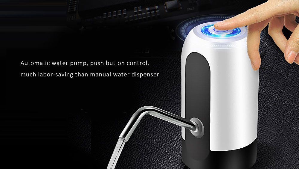 LED Electric Water Pump Home Charging Bucket Automatic Fluid Dispenser