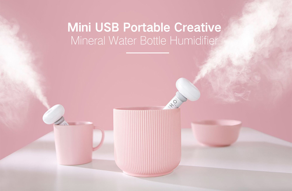 Mini USB Portable Creative Mineral Water Bottle Humidifier