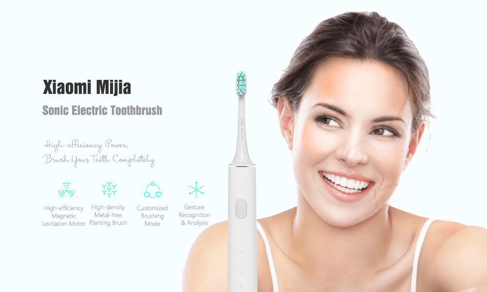Xiaomi Mijia Rechargeable Waterproof Sonic Electric Toothbrush APP Control