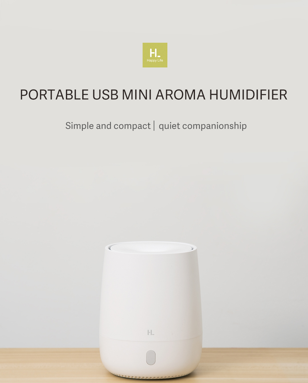 Happy Life Portable USB Mini Aroma Humidifier