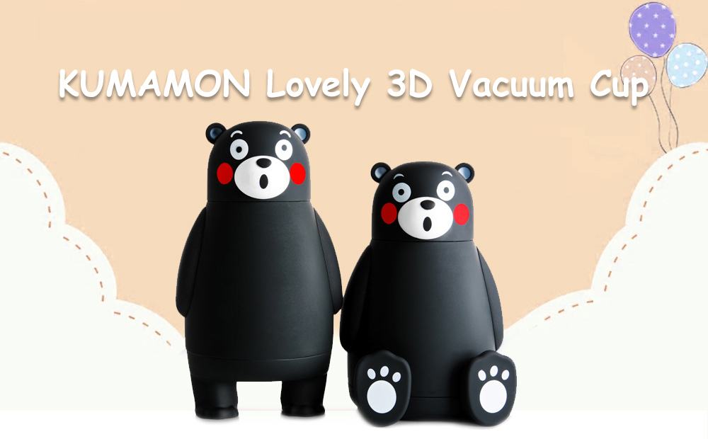 KUMAMON 3D Fashion Utility Cute Vacuum Cup
