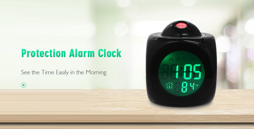 LCD Digital Projection Alarm Clock
