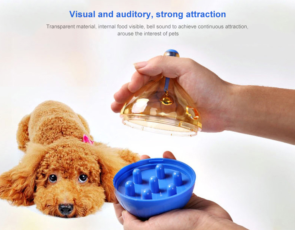HanHanLeYuan Pet Educational Dog Training Interactive Toys Tumbler Leaking Food Ball