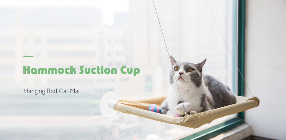 HanHanLeYuan Hammock Suction Cup Hanging Bed Cat Mat