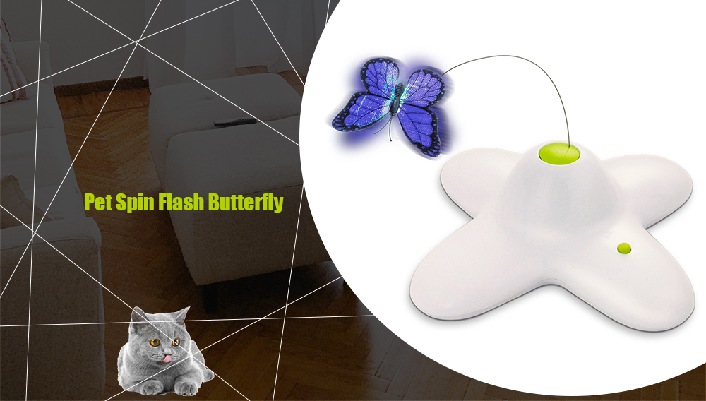 Pet Spin Flash Butterfly