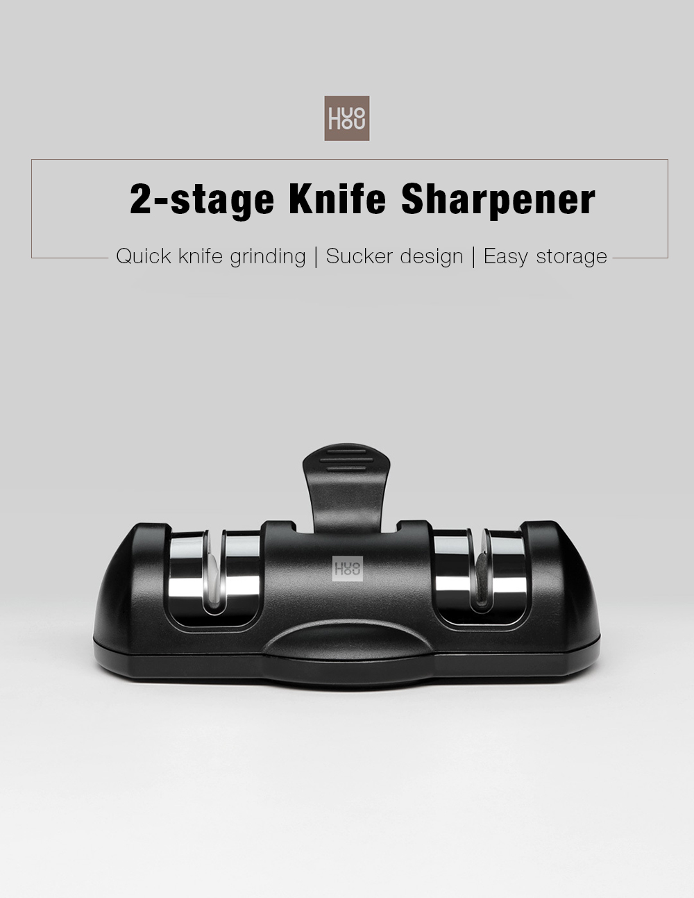 Huohou 2-stage Knife Sharpener Kitchen Tool