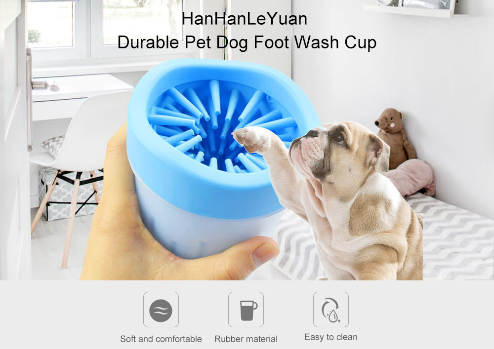 HanHanLeYuan Durable Pet Dog Foot Wash Cup