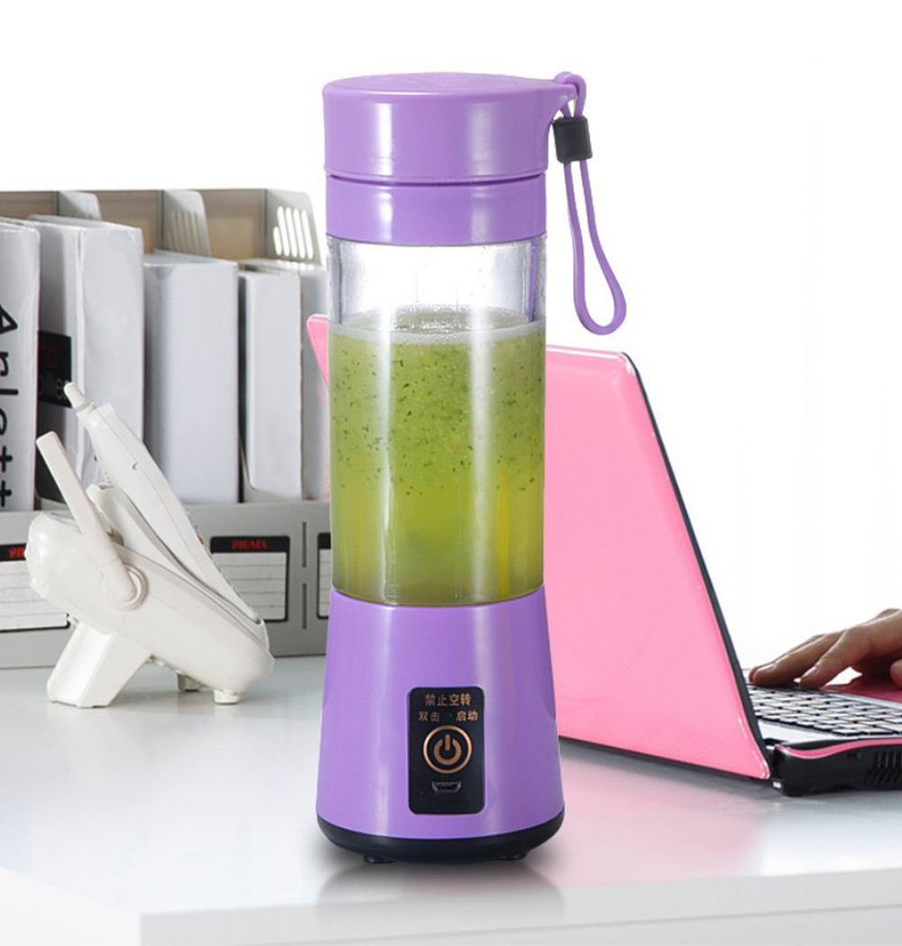 Portable Electric USB 6-leaf Blade Rechargeable Juicer