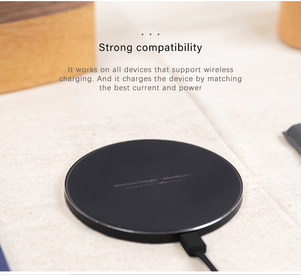 Allocacoc 10W Portable Wireless Charger