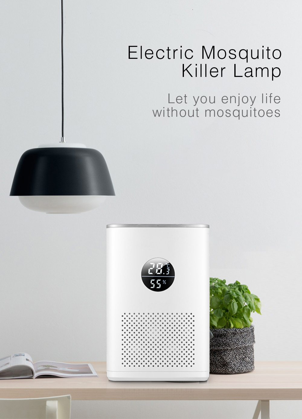 Electric Mosquito Killer Lamp LED Bug Zapper Pest Control Light
