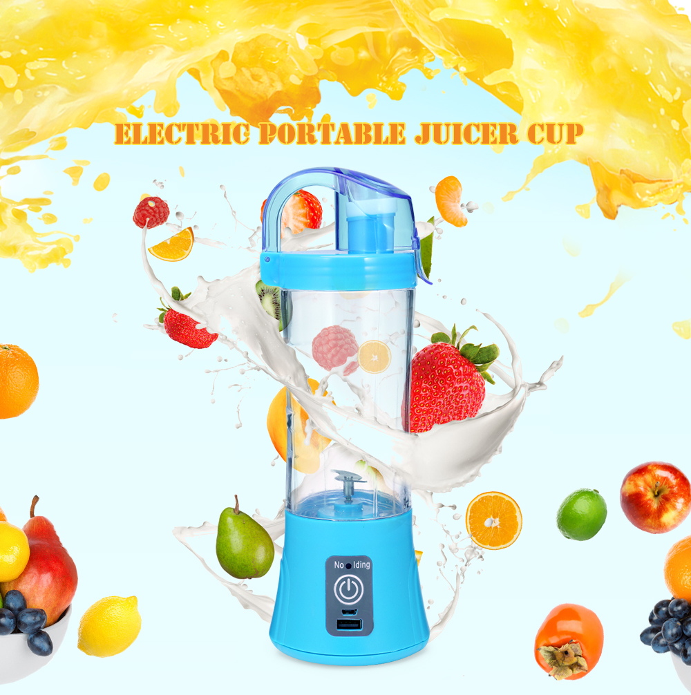 Electric Portable Juicer Cup Fruit Vegetable Juice Mixer