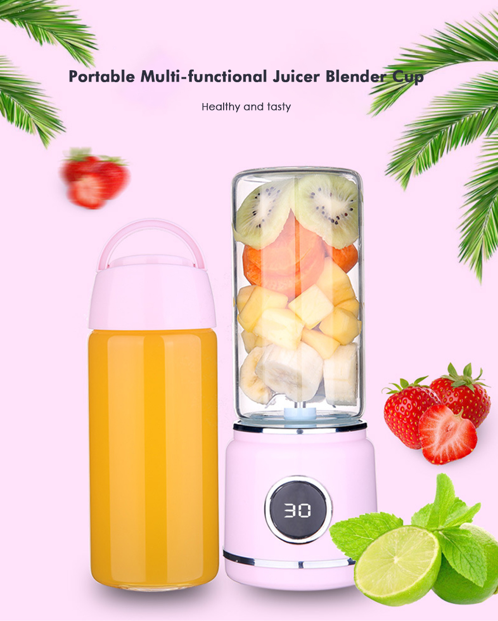 Portable Juicer Blender Cup Multi Functions