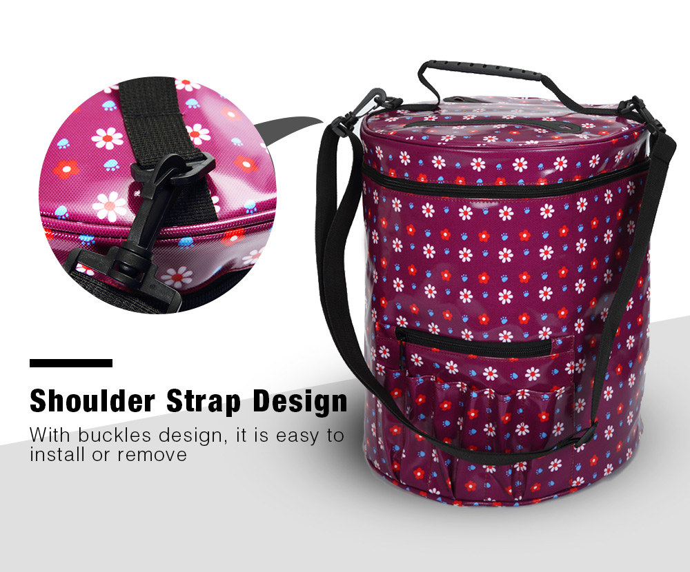 Cylinder Shape Knitting Woolen Yarn Bag Kit