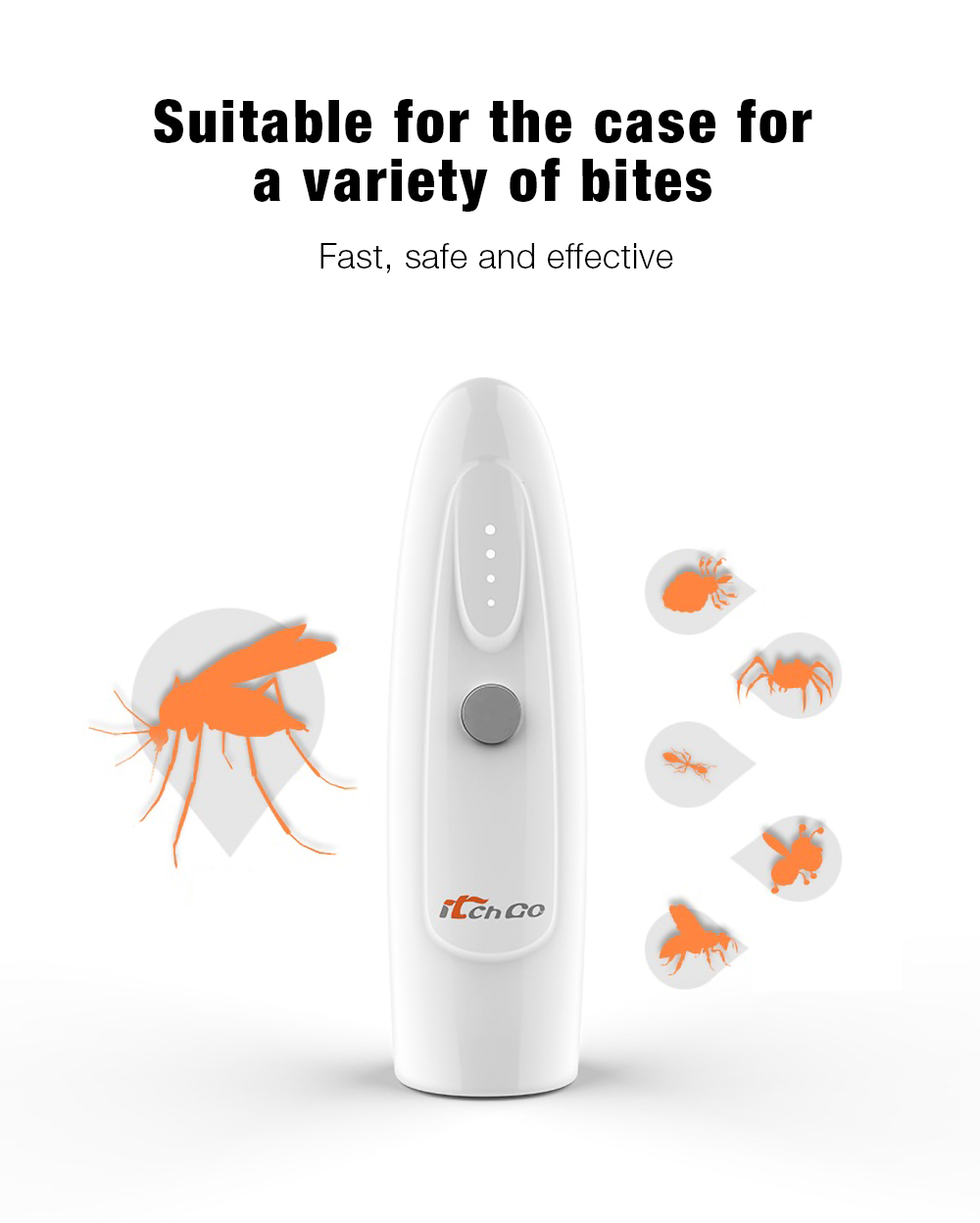 Portable Outdoor Mosquito Relieve Itching Pen Bite Reliever