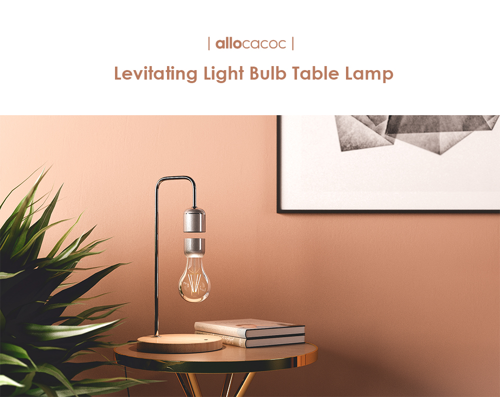Allocacoc Levitating Light Bulb Table Lamp