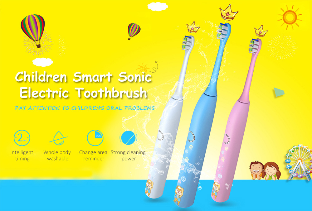 PW - B - 101 Children Smart Sonic Electric Toothbrush