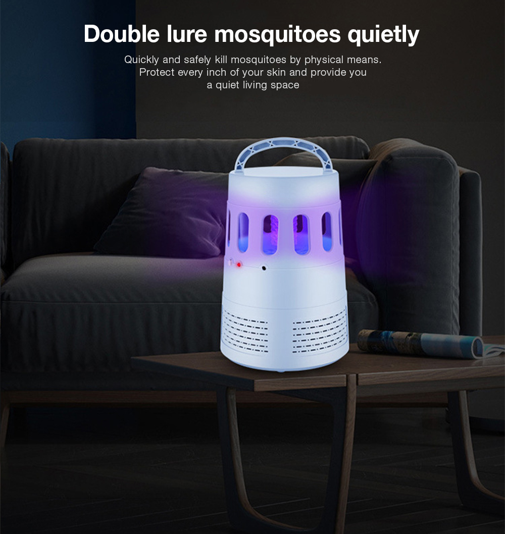 Classic Intelligent Indoor LED Suction Trap Mosquito Repellent Lamp