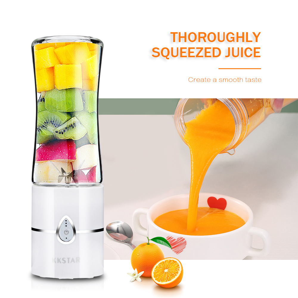 Electric Portable Juicer Fruit Vegetable Juice Mixer