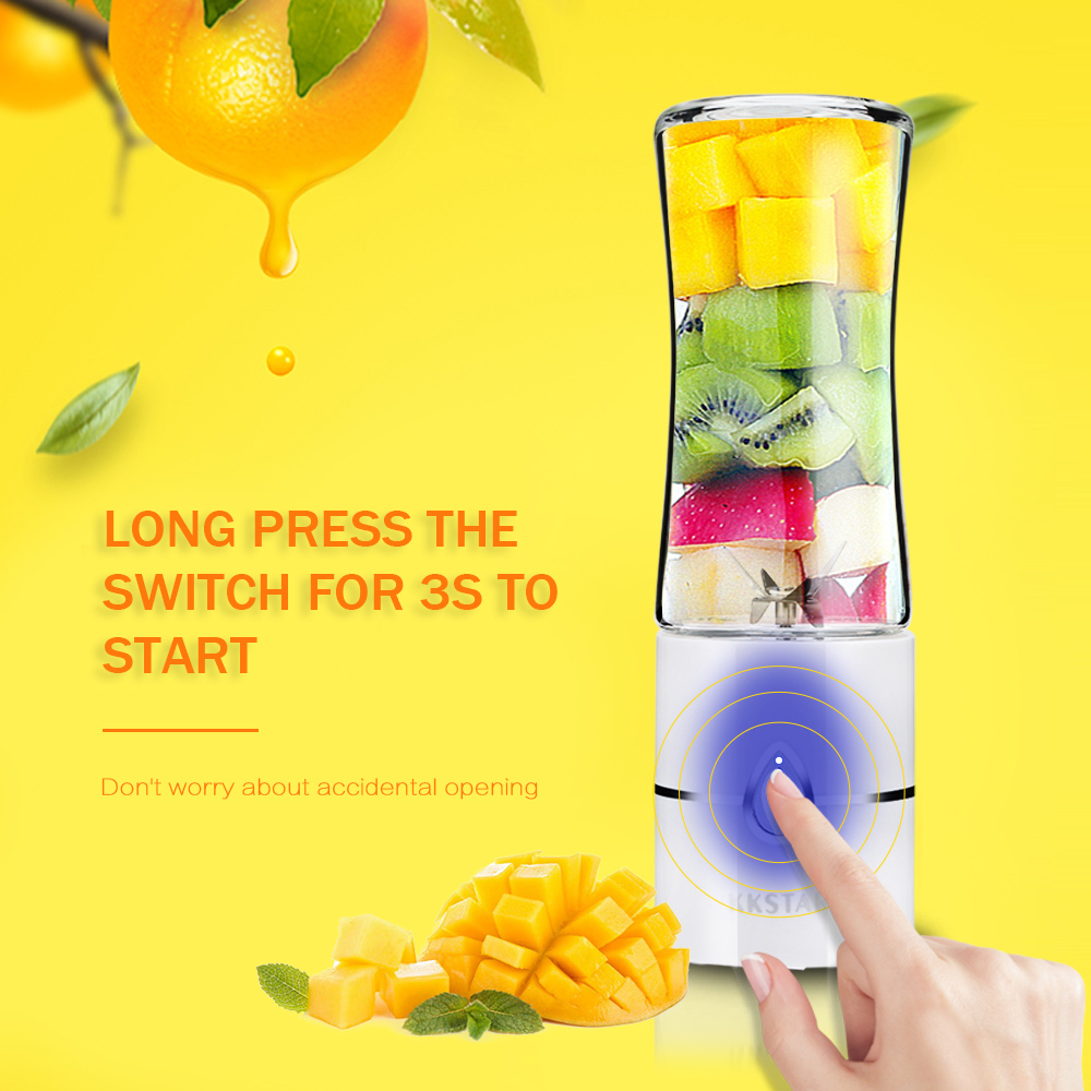 Electric Portable Juicer Fruit Vegetable Juice Mixer
