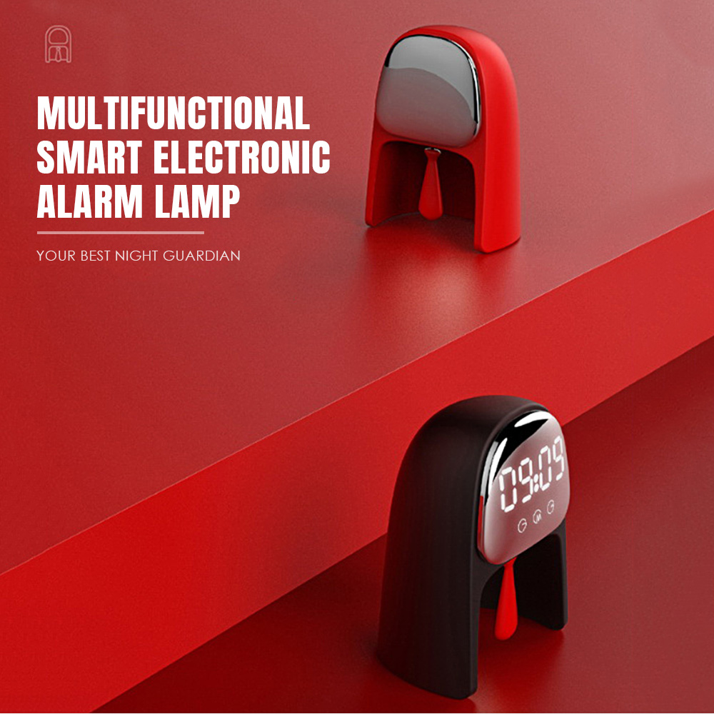 Multifunctional Smart Electronic Alarm Lamp Dual Clock Mode