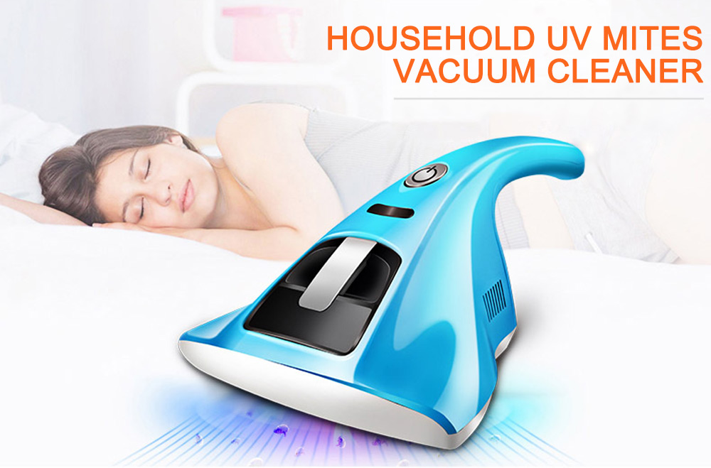 Household UV Mites Vacuum Cleaner Hand-held Anti-dust HEPA for Bed Mattress Pillow Sofa