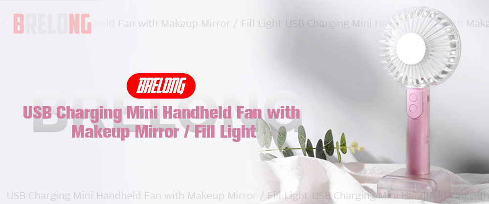 BRELONG Hand-held Fan with Fill Light