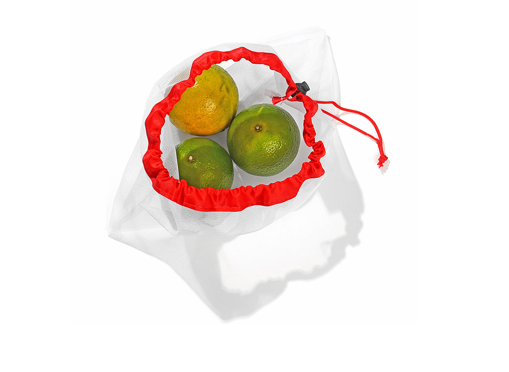 15pcs Reusable Mesh Produce Bags for Fruit Vegetable Toys Sundries