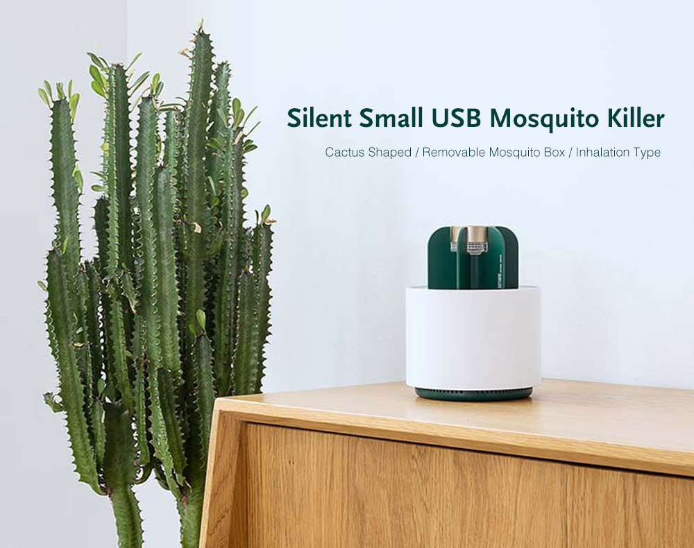 Silent Environmentally Friendly Small USB Cactus Shaped Mosquito Killer