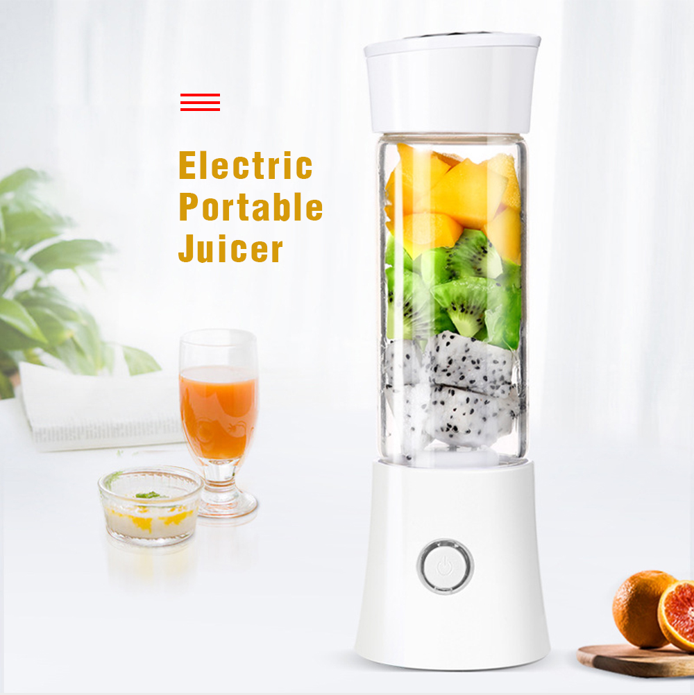Electric Rechargeable Portable Juicer Fruit Vegetable Juice Mixer